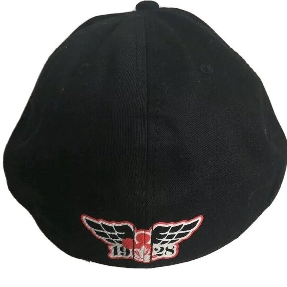 Disney Mickey Mouse 1928 Baseball Hat One Size Embroidered Black White EUC - Picture 2 of 3